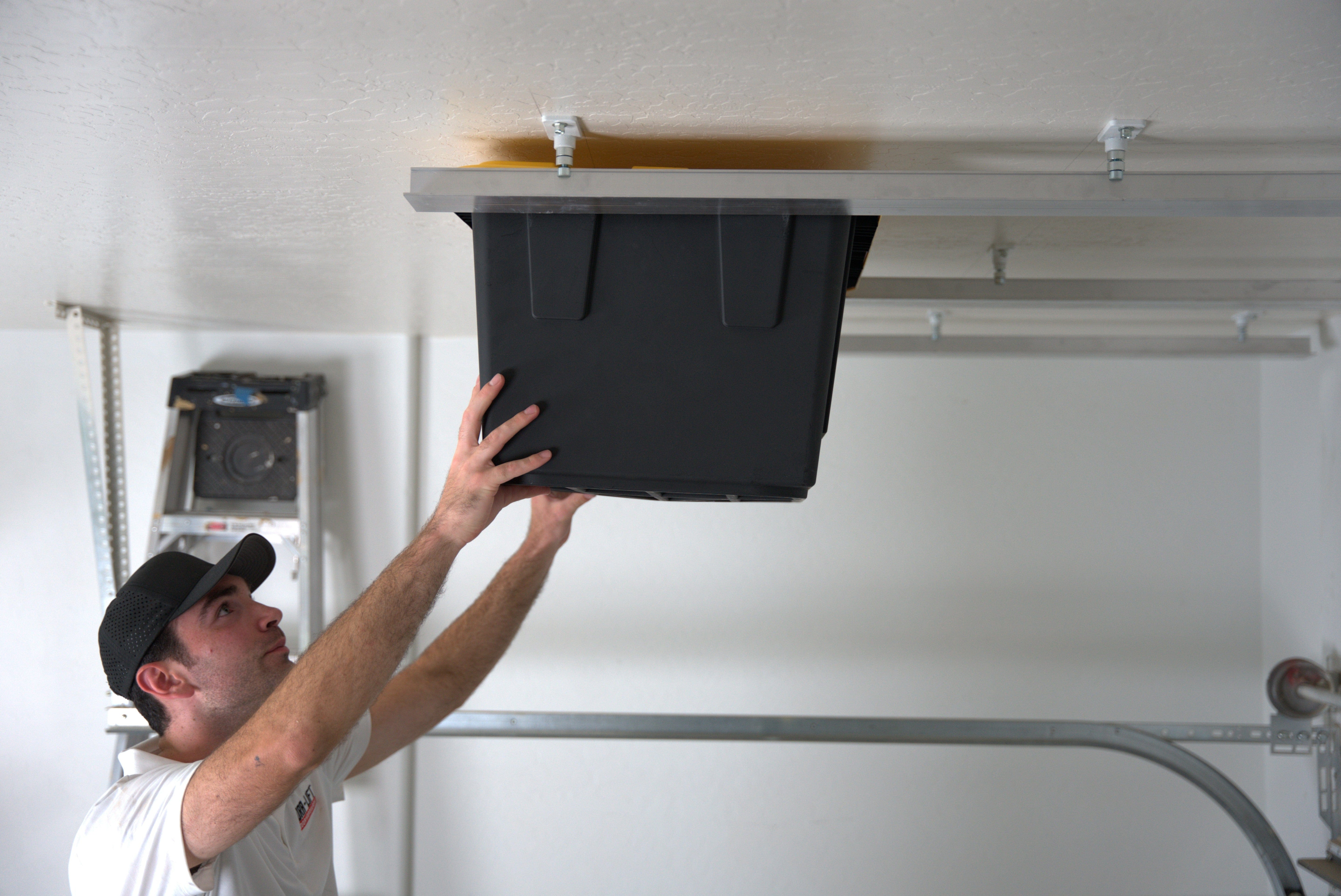 Dura-Lift Elevate Overhead Garage Slide Bin Storage System